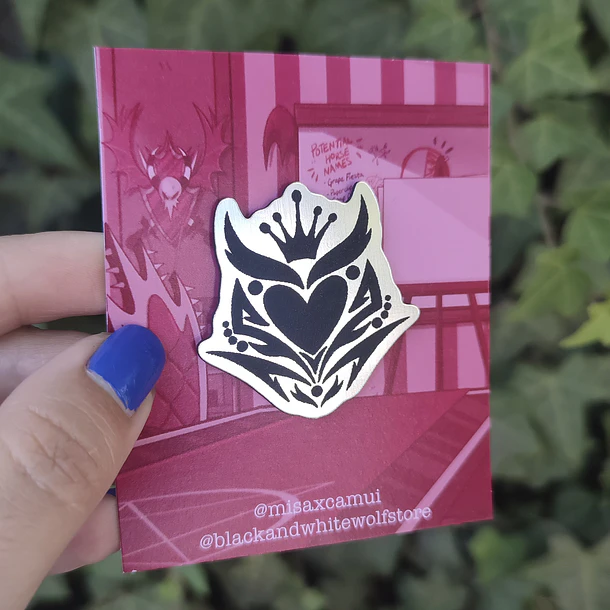 Helluva Boss - Stolas Logo Pin  3