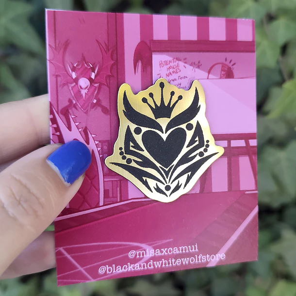 Helluva Boss - Stolas Logo Pin  7