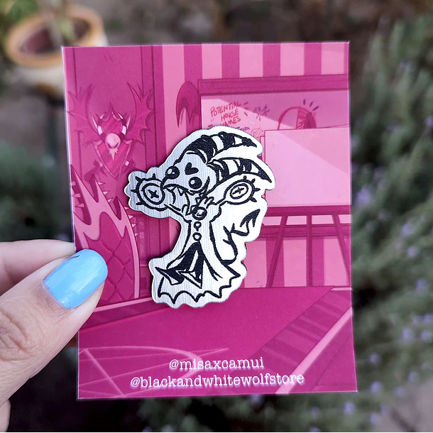 Helluva Boss - Stolas y Blitzø Pin  3