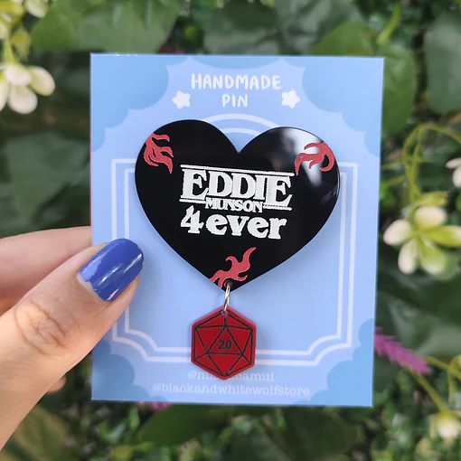 Stranger Things - Eddie Munson 4ever Pin 