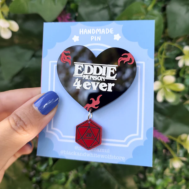 Stranger Things - Eddie Munson 4ever Pin  3