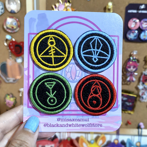 La Casa Búho - Glifos Parches  1