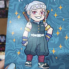 Kimetsu No Yaiba - Uzui y Rengoku Chibis Print 3