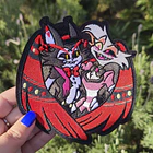 Hazbin Hotel - Husk y Angel Parche  2