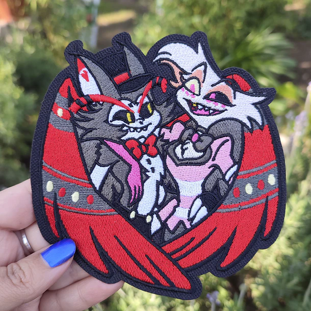 Hazbin Hotel - Husk y Angel Parche  3