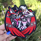 Hazbin Hotel - Husk y Angel Parche  1