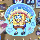Bob Esponja - Imagination! sticker Holográfico 4