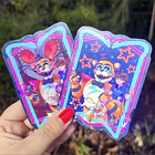 Fnaf - Glamrock Freddy Sticker Holográfico 6