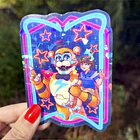 Fnaf - Glamrock Freddy Sticker Holográfico 5