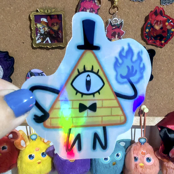 Gravity Falls - Bill Sticker Holográfico  2