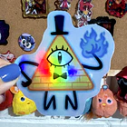 Gravity Falls - Bill Sticker Holográfico  3