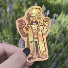 Gravity Falls - Stanford Estatua Sticker Holográfico  1