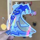 Hazbin Hotel - Adam Sticker Holográfico  4