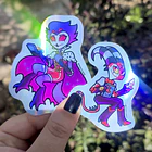 Helluva Boss - Stolas y Blitzø sticker Full Moon  2