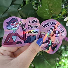 Helluva Boss - Stolas y Blitzø Sticker  2