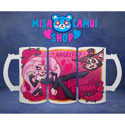 Hazbin Hotel - Angel Drag y Husk Shopero