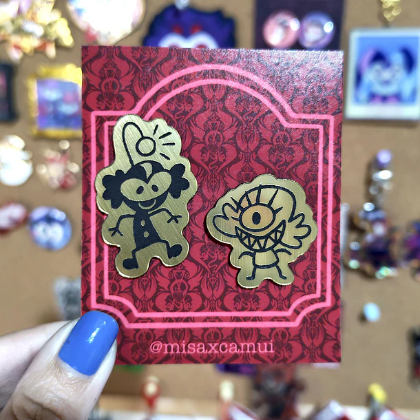 Hazbin Hotel - Niffty y Baxter Pin Doodles 2