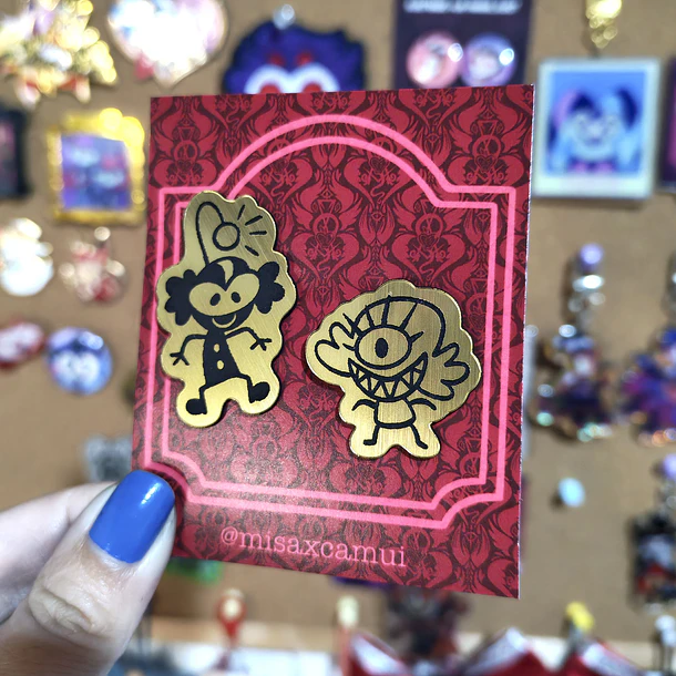 Hazbin Hotel - Niffty y Baxter Pin Doodles 4