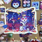 Helluva Boss - FullMoon y Mastermind Sticker Holográfico  6