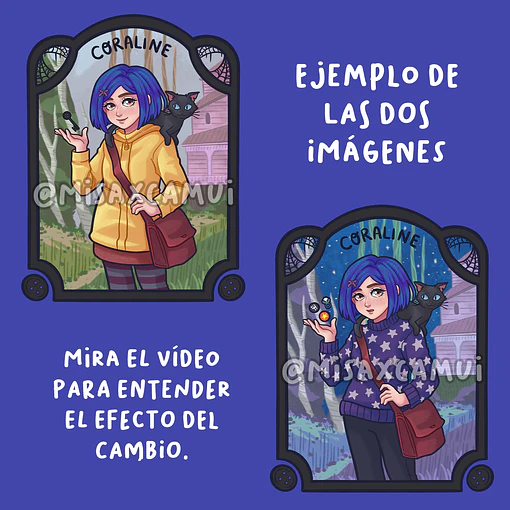 Laika - Coraline Tarjeta Lenticular
