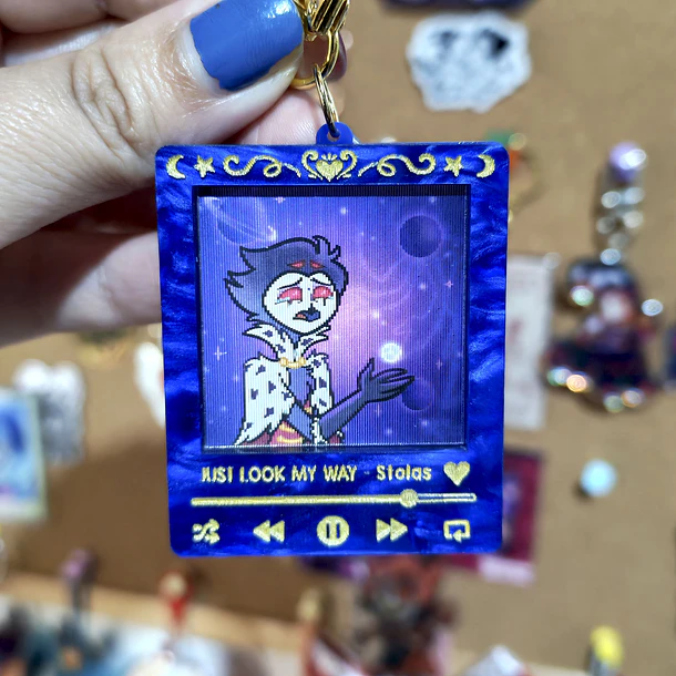 Helluva Boss - Just Look My Way Stolas Llavero o Pin  2