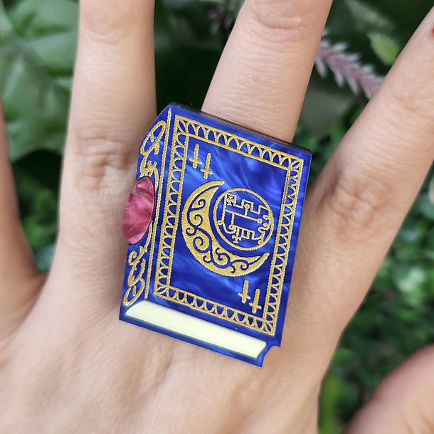 Helluva Boss - Grimorio Stolas Pin o Anillo  7