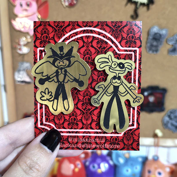 Hazbin Hotel - Doodles Husk y Angel Pines 1