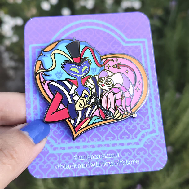 Helluva Boss - Ozzie y Fizzy Pin esmaltado  2