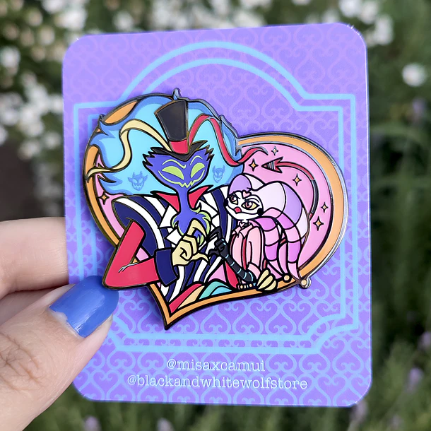 Helluva Boss - Ozzie y Fizzy Pin esmaltado  4