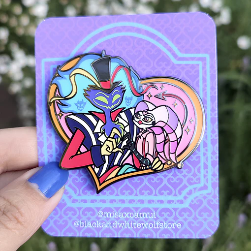 Helluva Boss - Ozzie y Fizzy Pin esmaltado 