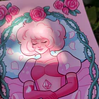 Steven Universe - DIAMANTE ROSA Y ROSE QUARZO Print 4