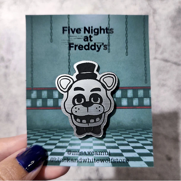 Five Nights at Freddy's - Freddy Pin Lamicoid  1