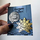 FIVE NIGHTS AT FREDDY'S - SOL y Luna PIN LAMICOID 2