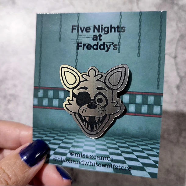 FIVE NIGHTS AT FREDDY'S - Foxy PIN LAMICOID 2