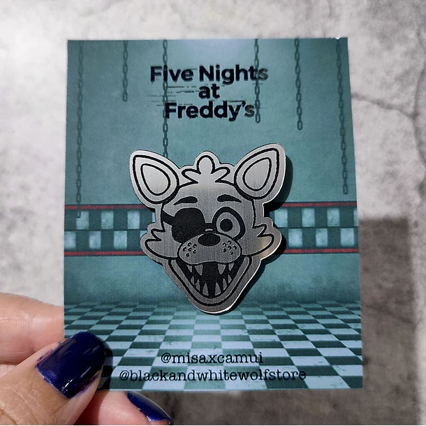 FIVE NIGHTS AT FREDDY'S - Foxy PIN LAMICOID 1