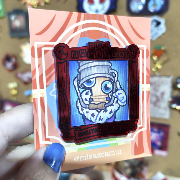 El asombroso circo digital - PINES LENTICULAR FANART 7