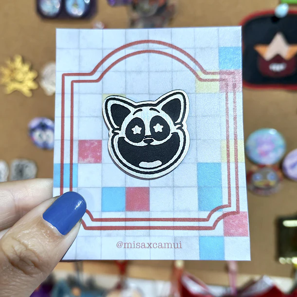 Poppy Playtime - CatNap Pin Lamicoid  1