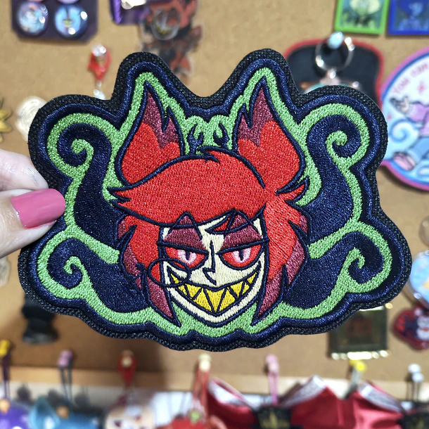 Hazbin Hotel - Alastor Cara Parche  1