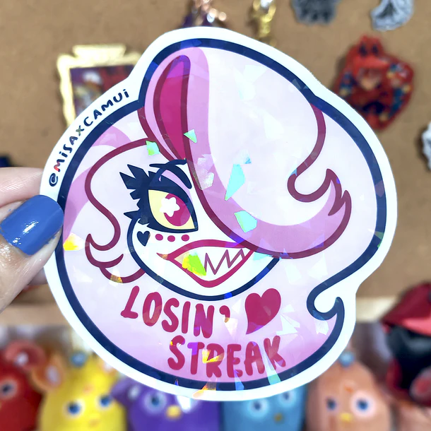 Hazbin Hotel - Angel Drag Cara Sticker 3
