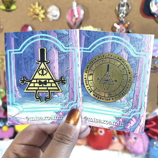 Gravity Falls - Bill Pin Lamicoid 