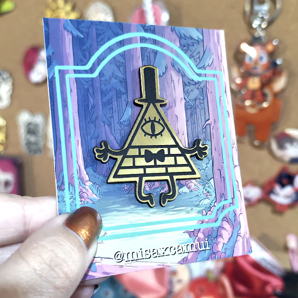 Gravity Falls - Bill Pin Lamicoid  3