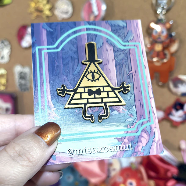 Gravity Falls - Bill Pin Lamicoid  4