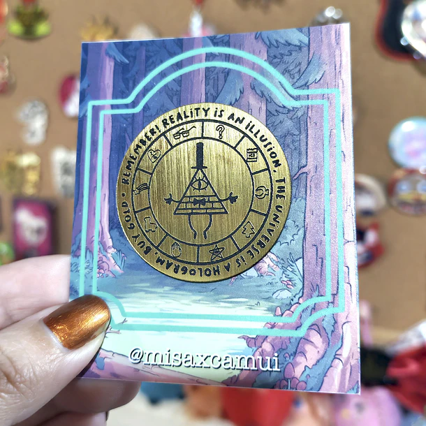 Gravity Falls - Bill Pin Lamicoid  6