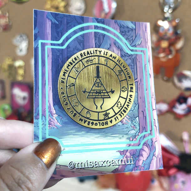 Gravity Falls - Bill Pin Lamicoid  7
