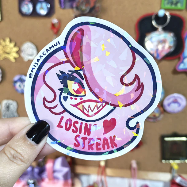 Hazbin Hotel - Angel Drag Cara Sticker 2