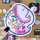Hazbin Hotel - Angel Drag Cara Sticker 5