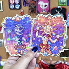 FNAF - Sol y Luna STICKER HOLOGRÁFICO 1