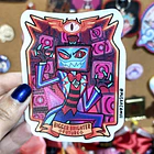 Hazbin Hotel - Vox y Vincent Stickers  2