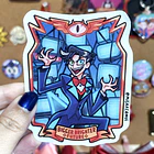 Hazbin Hotel - Vox y Vincent Stickers  5