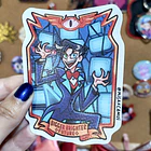 Hazbin Hotel - Vox y Vincent Stickers  7